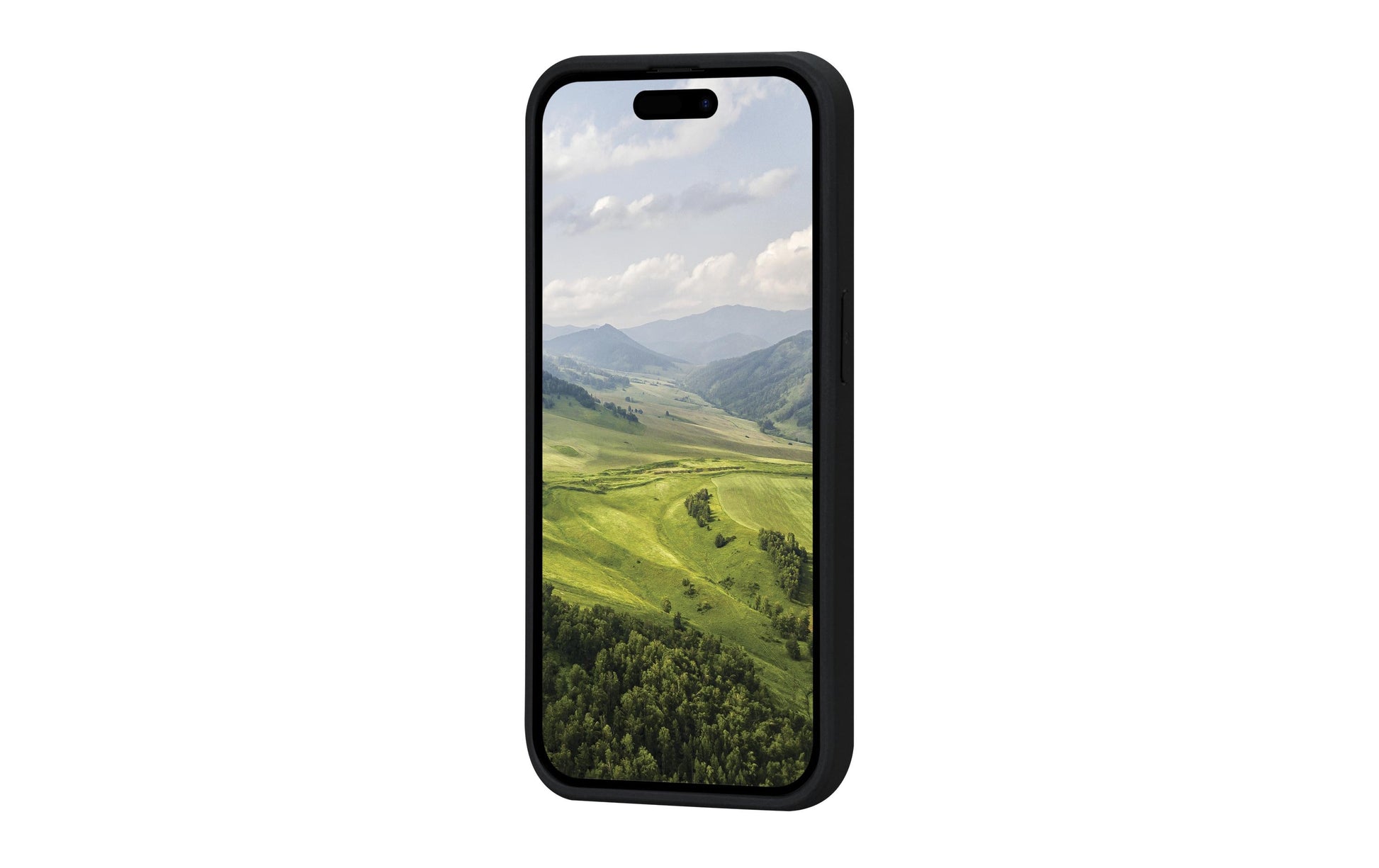dbramante1928 Greenland Backcover – für Apple iPhone 15, Recycling-Kunststoff, schwarz