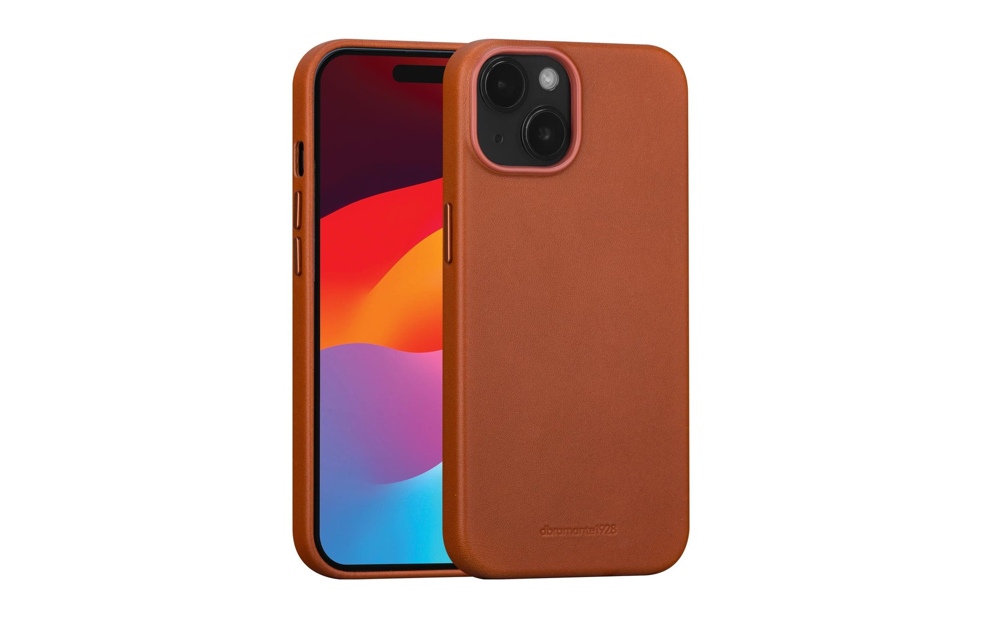 dbramante1928 Roskilde Backcover – für Apple iPhone 15, Leder, Braun, staub- und kratzresistent