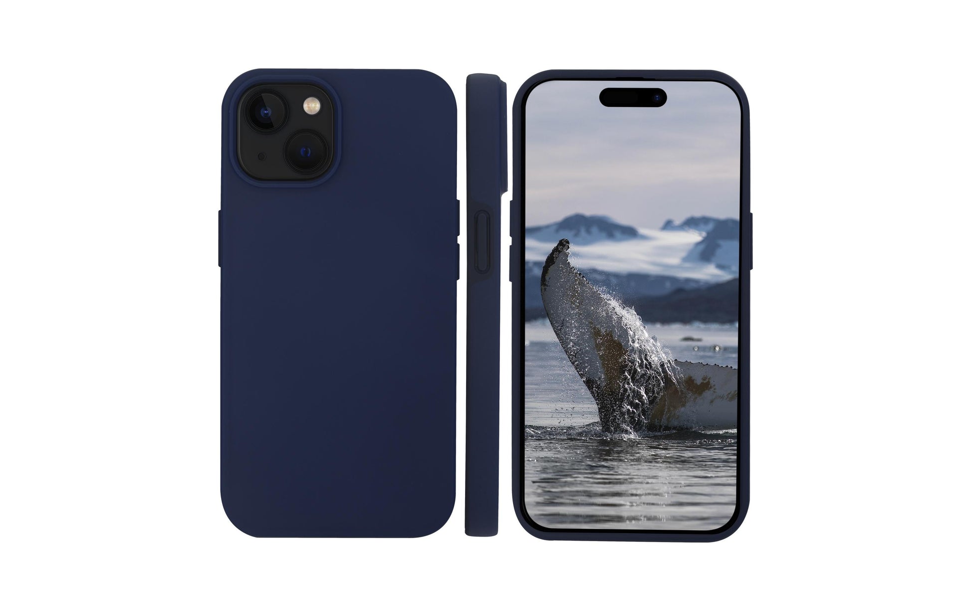 dbramante1928 Iceland D3O – Rückcover – für Apple iPhone 15/15 Plus, MagSafe, Recycling-Kunststoff, Blau
