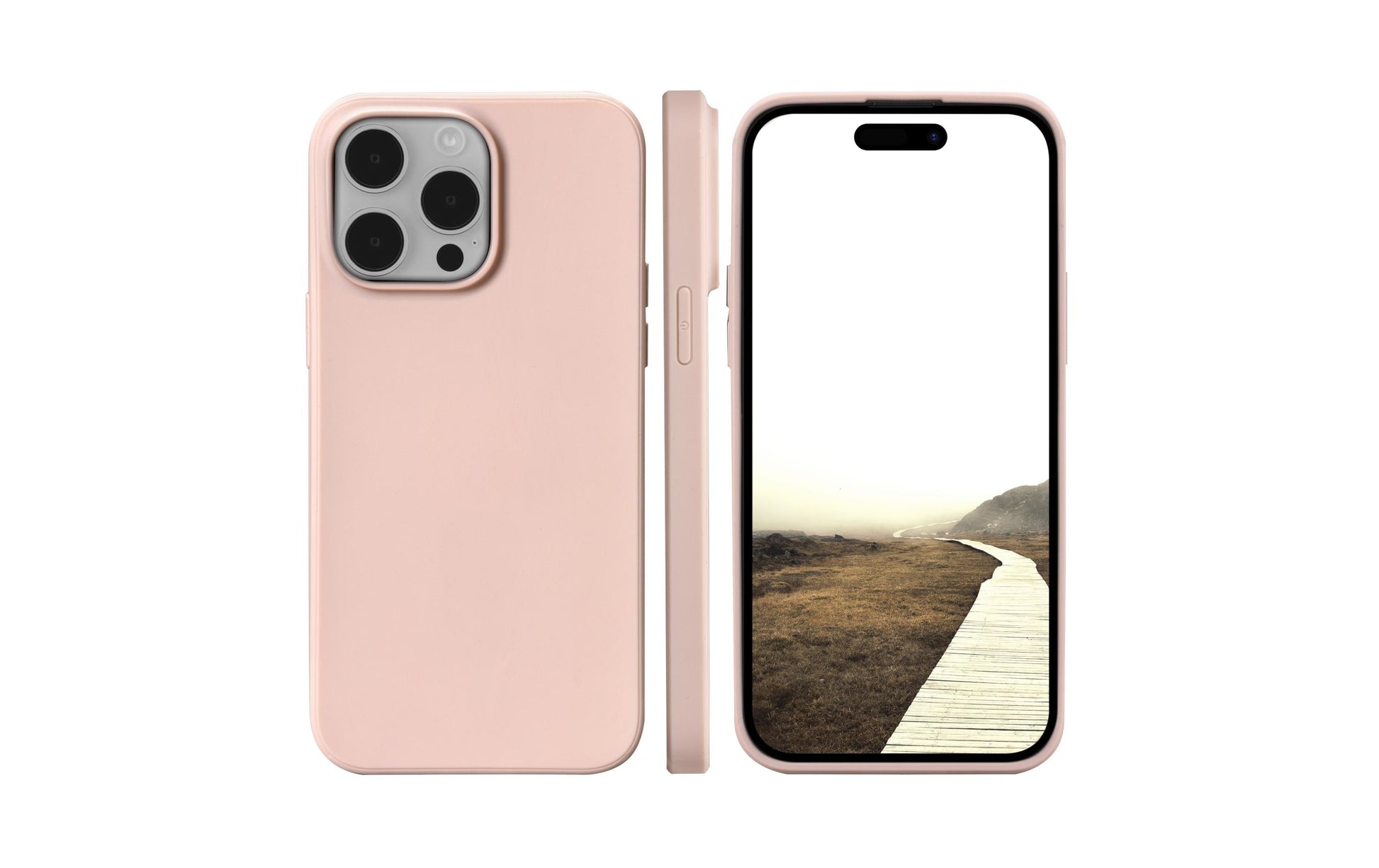 dbramante1928 Greenland Backcover – für Apple iPhone 15 Pro, Kunststoff, Pink