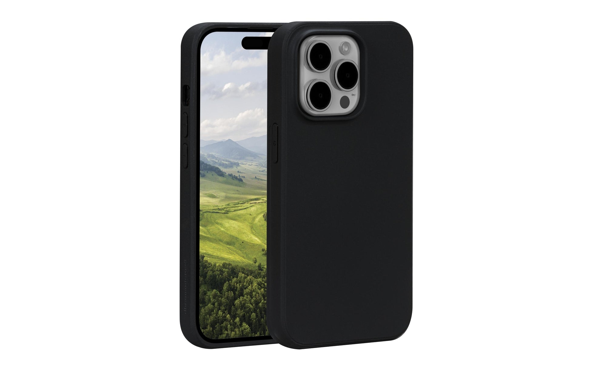 dbramante1928 Greenland Backcover – für Apple iPhone 15 Pro Max, Recycling-Kunststoff, schwarz