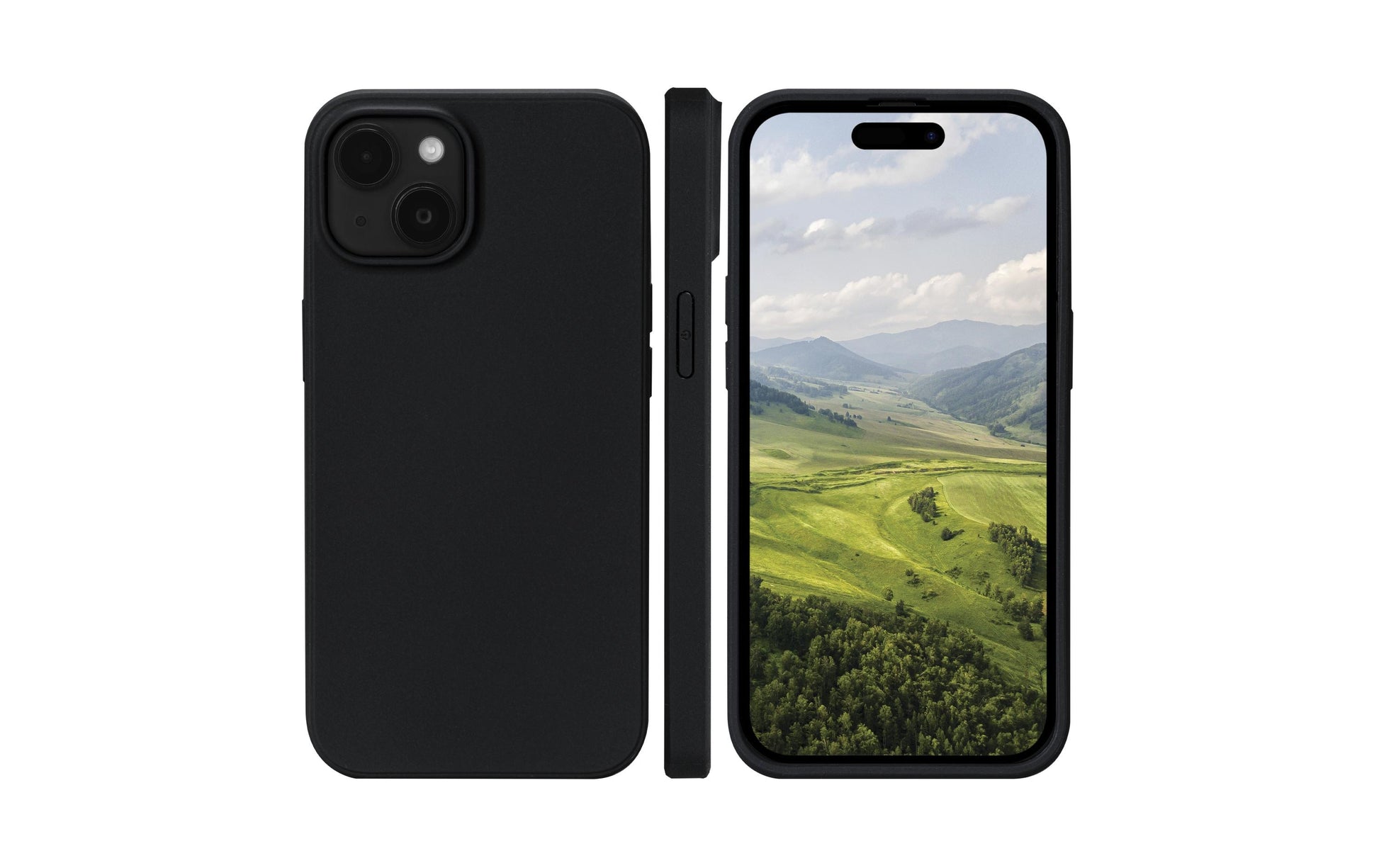 dbramante1928 Greenland Backcover – für Apple iPhone 15, Recycling-Kunststoff, schwarz