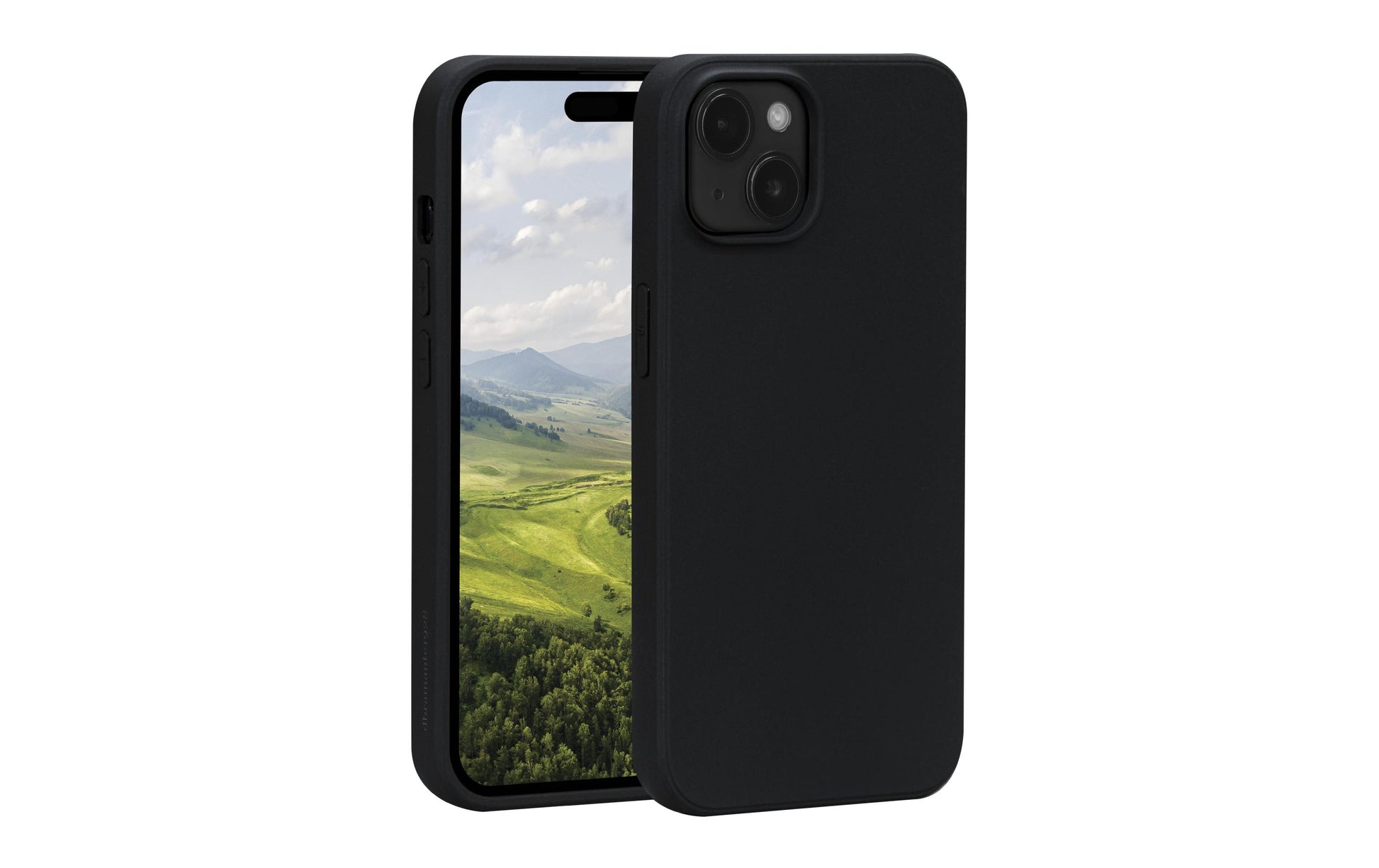 dbramante1928 Greenland Backcover – für Apple iPhone 15, Recycling-Kunststoff, schwarz