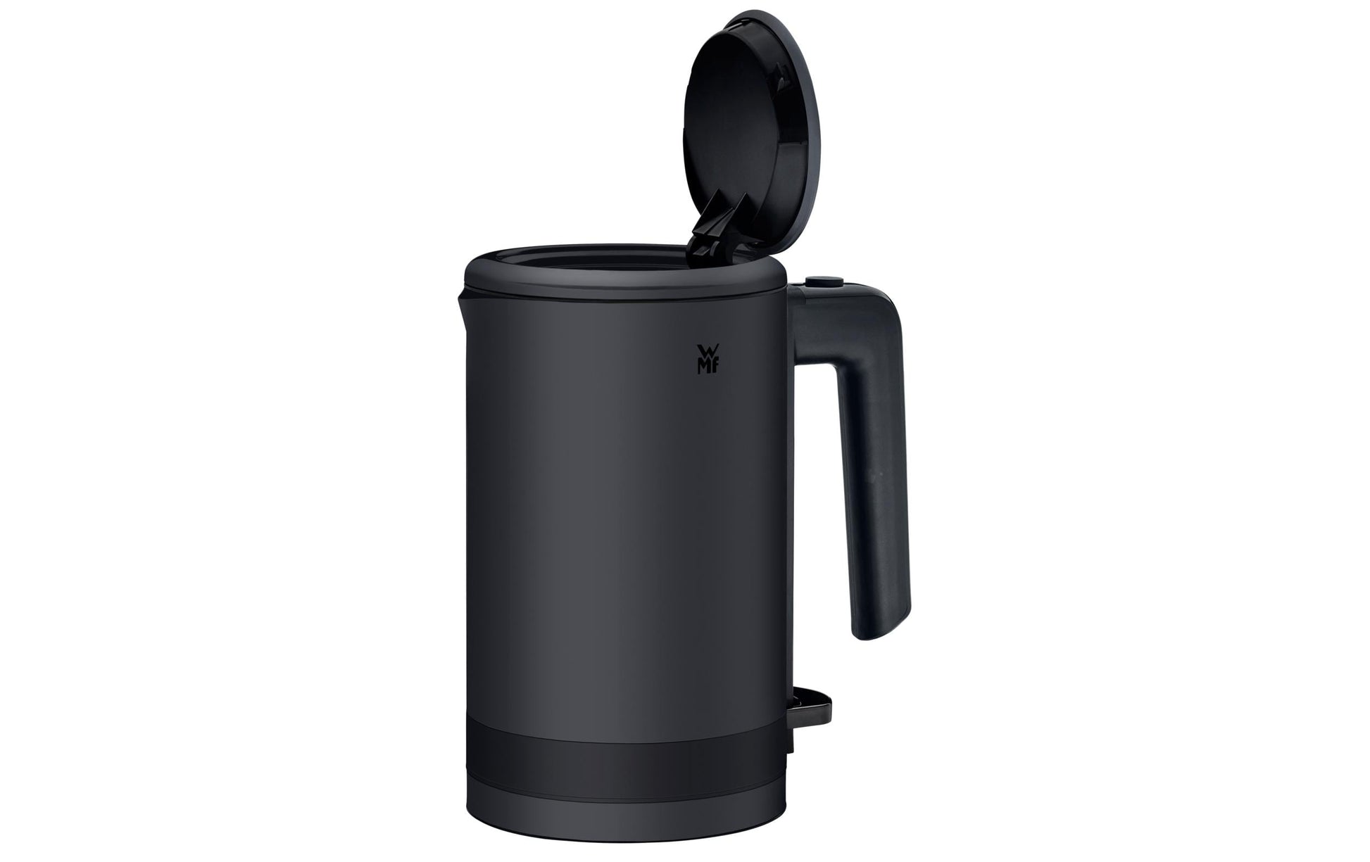 WMF KITCHENminis 0413140071 – Wasserkocher 0,8 l, 1800 W, Edelstahl, Schwarz