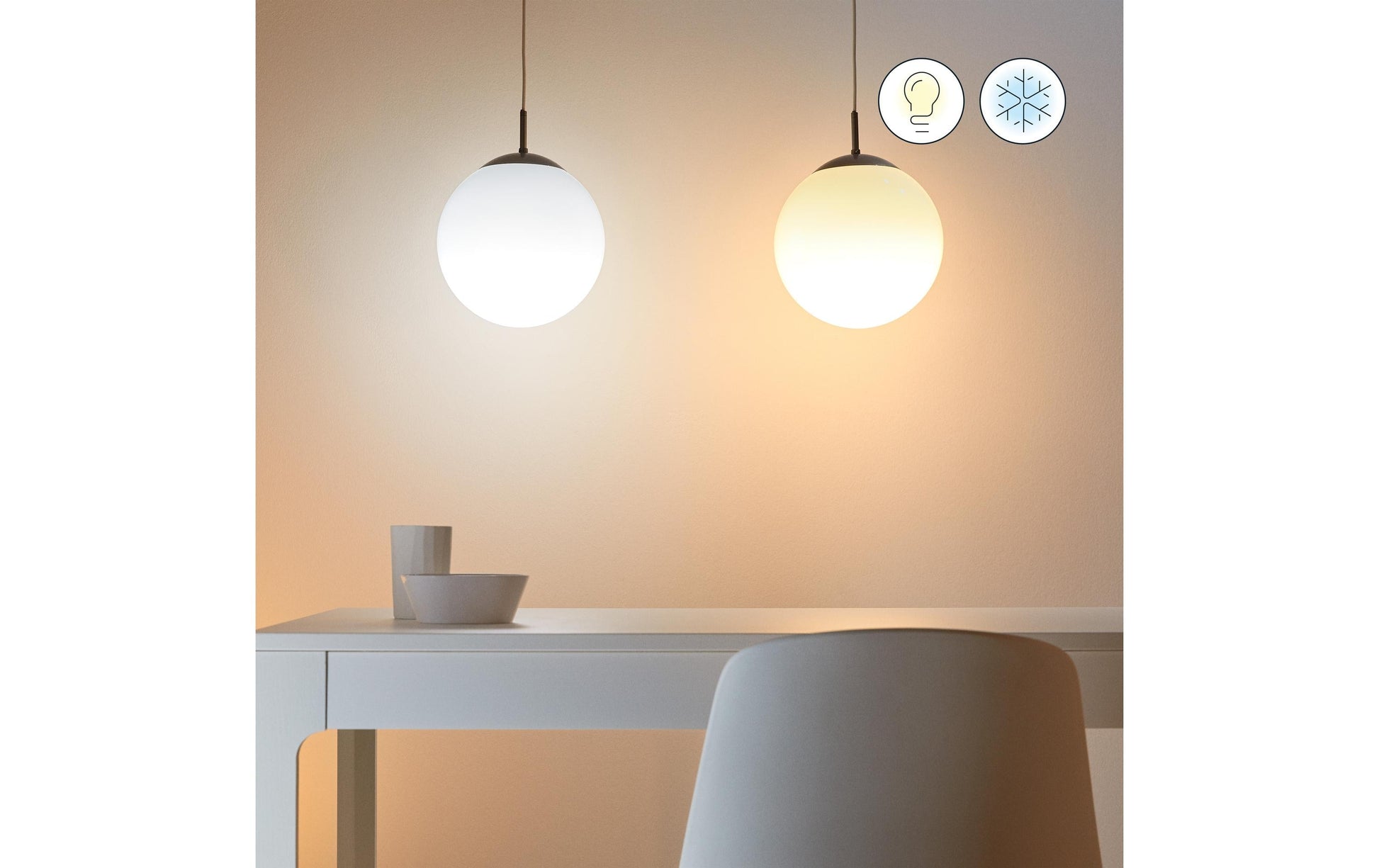 WiZ Smart-Leuchtmittel E14 C37 – RGB+CCT 2200–6500 K, 470 lm, 4,9 W, WLAN/Bluetooth – 2 Stk.