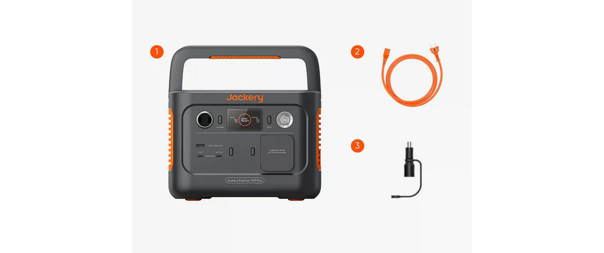 Jackery Explorer 300EU Plus – Powerstation – 288 Wh, LiFePO4