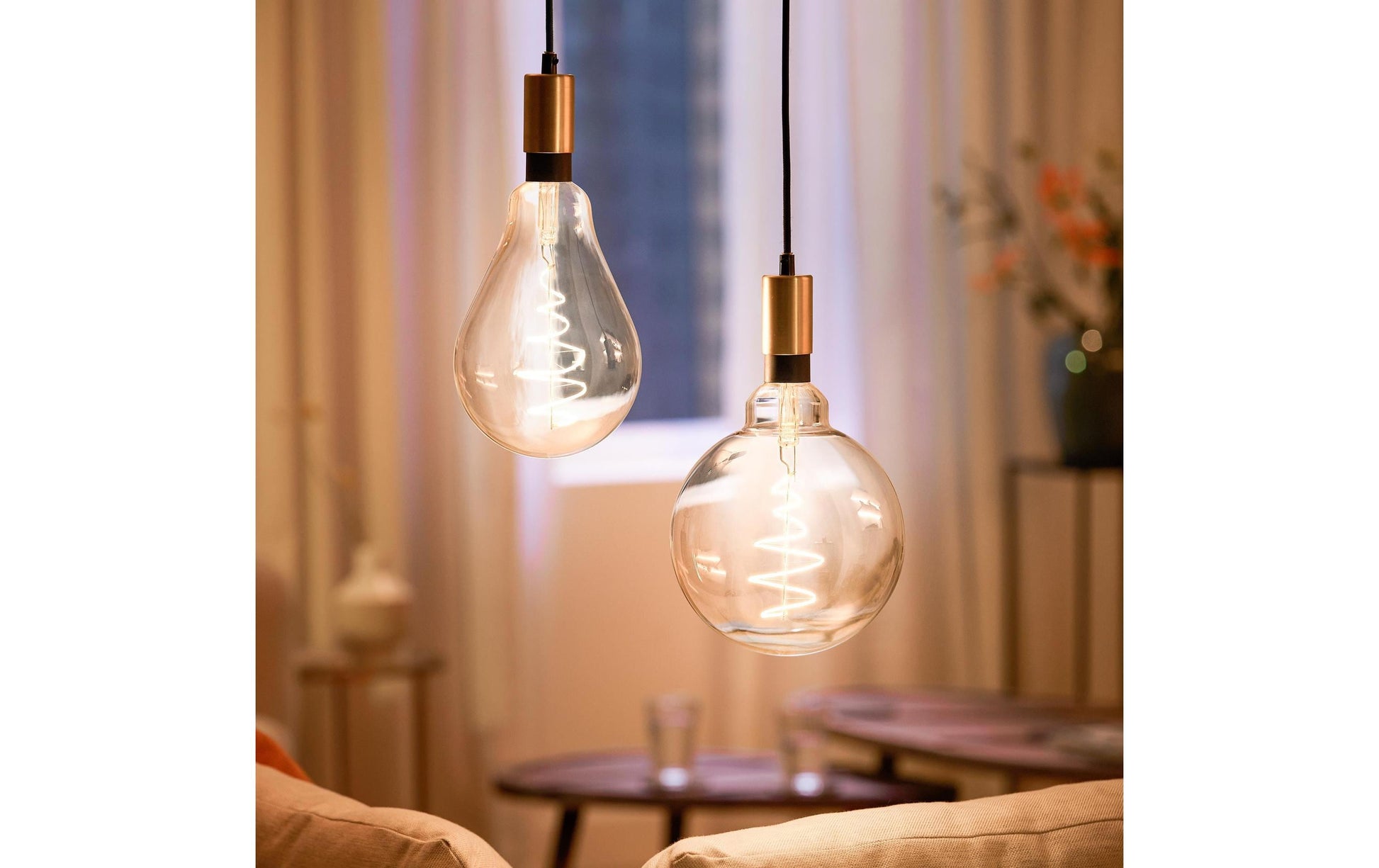 WiZ LED-Leuchtmittel G200 E27 – 6,7 W dimmbar, 470 lm, 2700–6500 K, für Matter und WLAN, klar