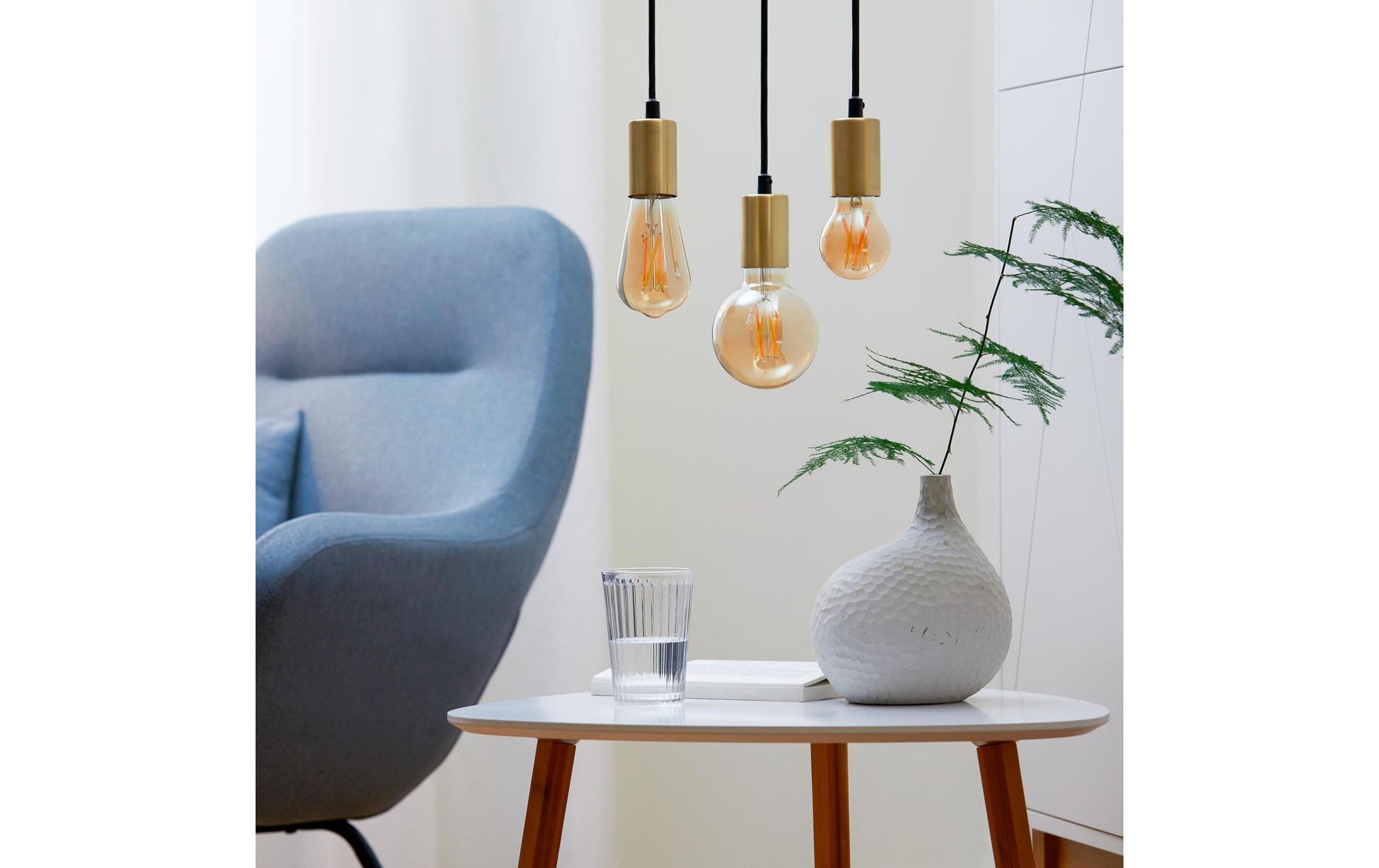 WiZ Smart-Leuchtmittel E27 ST64 – Einstellbares Weiss 2700–6500 K, 806 lm, 7 W, WLAN/Bluetooth, Matter – 1 Stk.