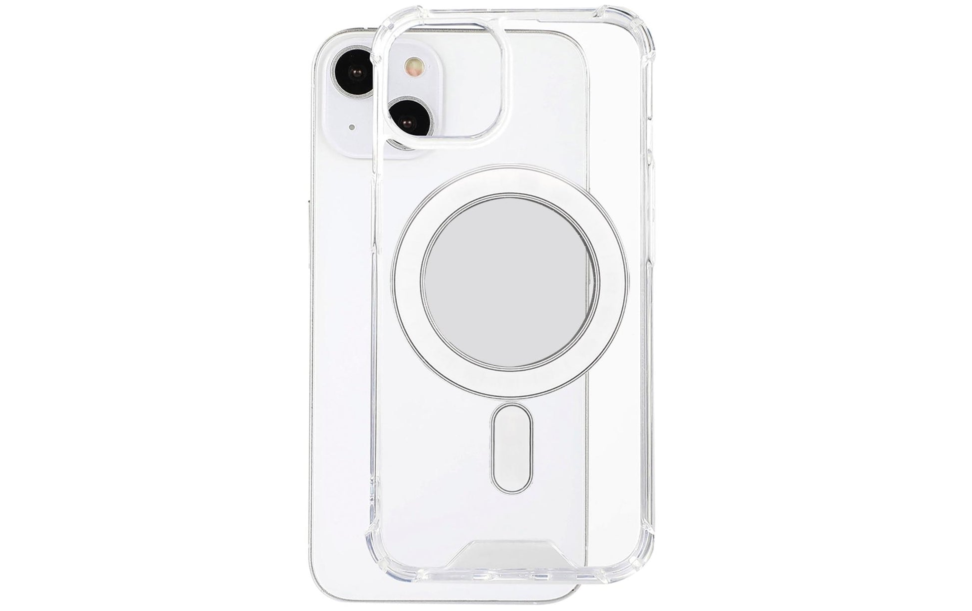 4smarts Ultimag Backcover – für Apple iPhone 15, MagSafe, TPU, Transparent