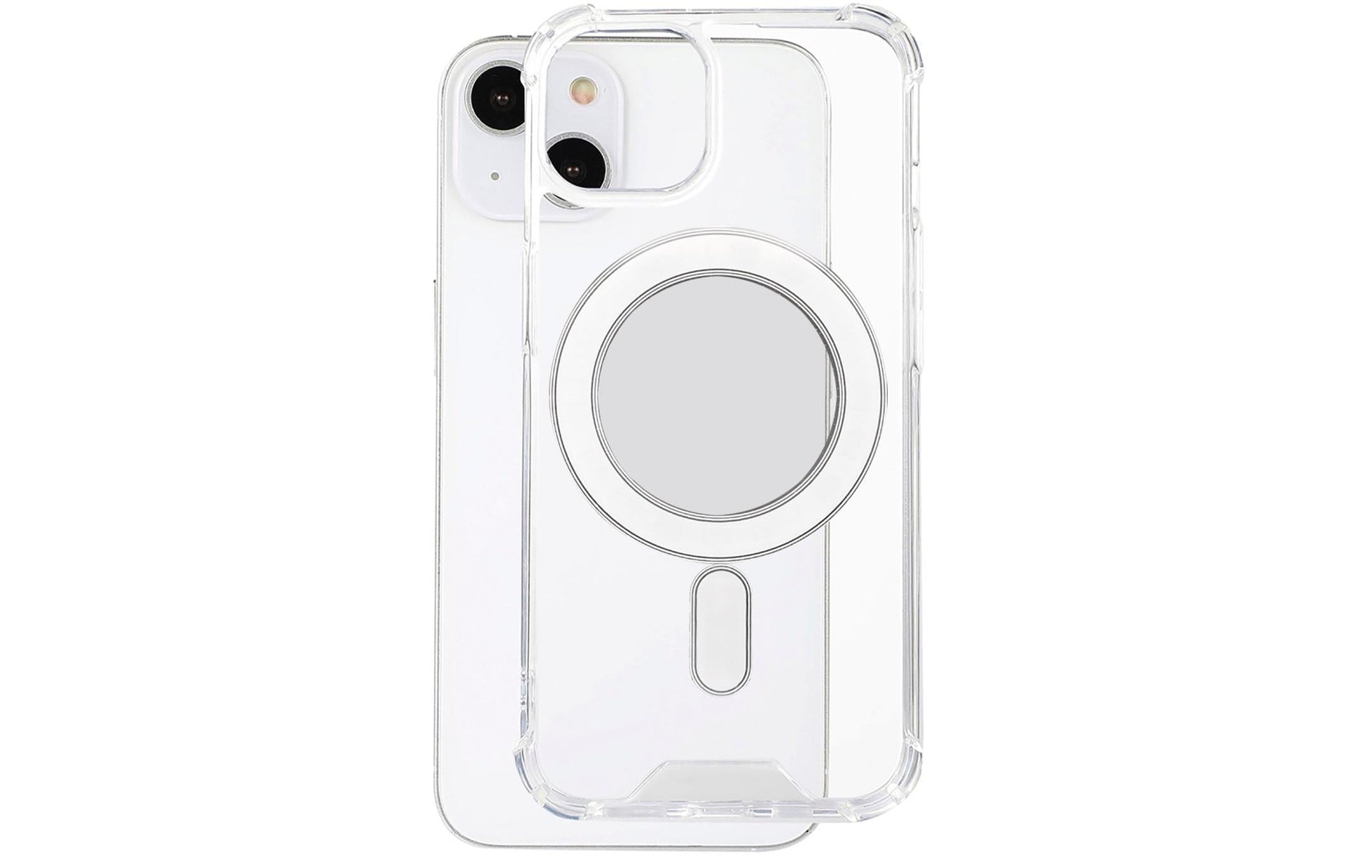 4smarts Ibiza Backcover – für Apple iPhone 15 Plus, MagSafe, PC+TPU, Transparent