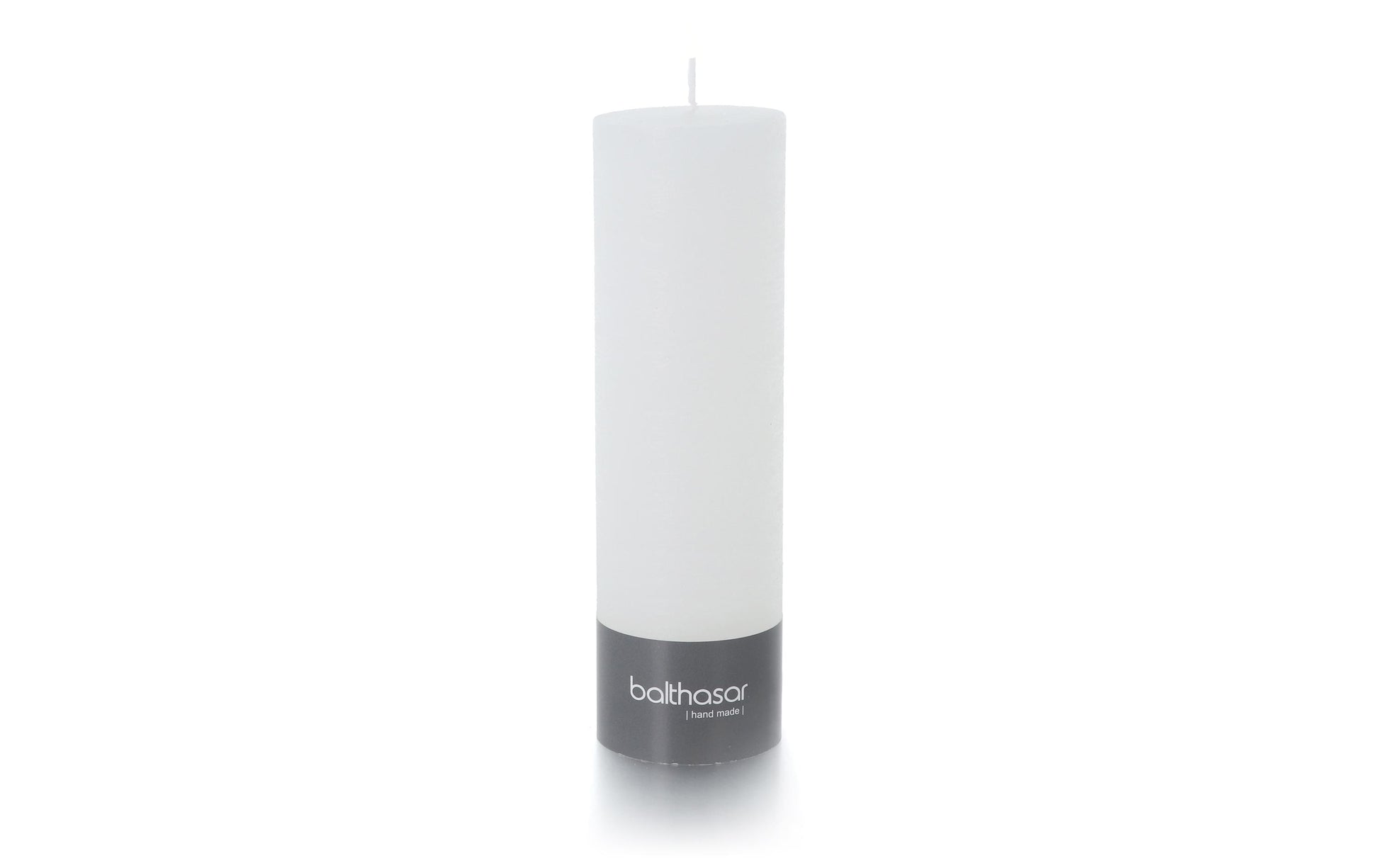 Balthasar Zylinderkerze – Ø 6 × 20 cm – Paraffin, Weiss – ca. 75 h