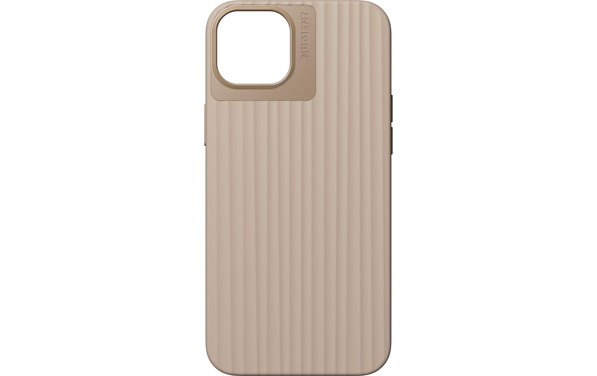 Nudient – Backcover Bold Case – für Apple iPhone 15 Plus – Leinenbeige – PC