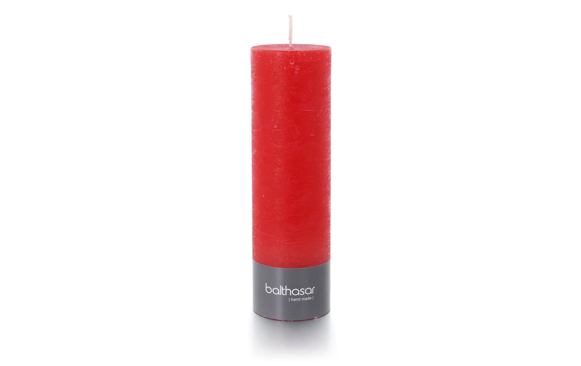 Balthasar Zylinderkerze – Ø 6 × 20 cm – Paraffin, Rot – 75 h