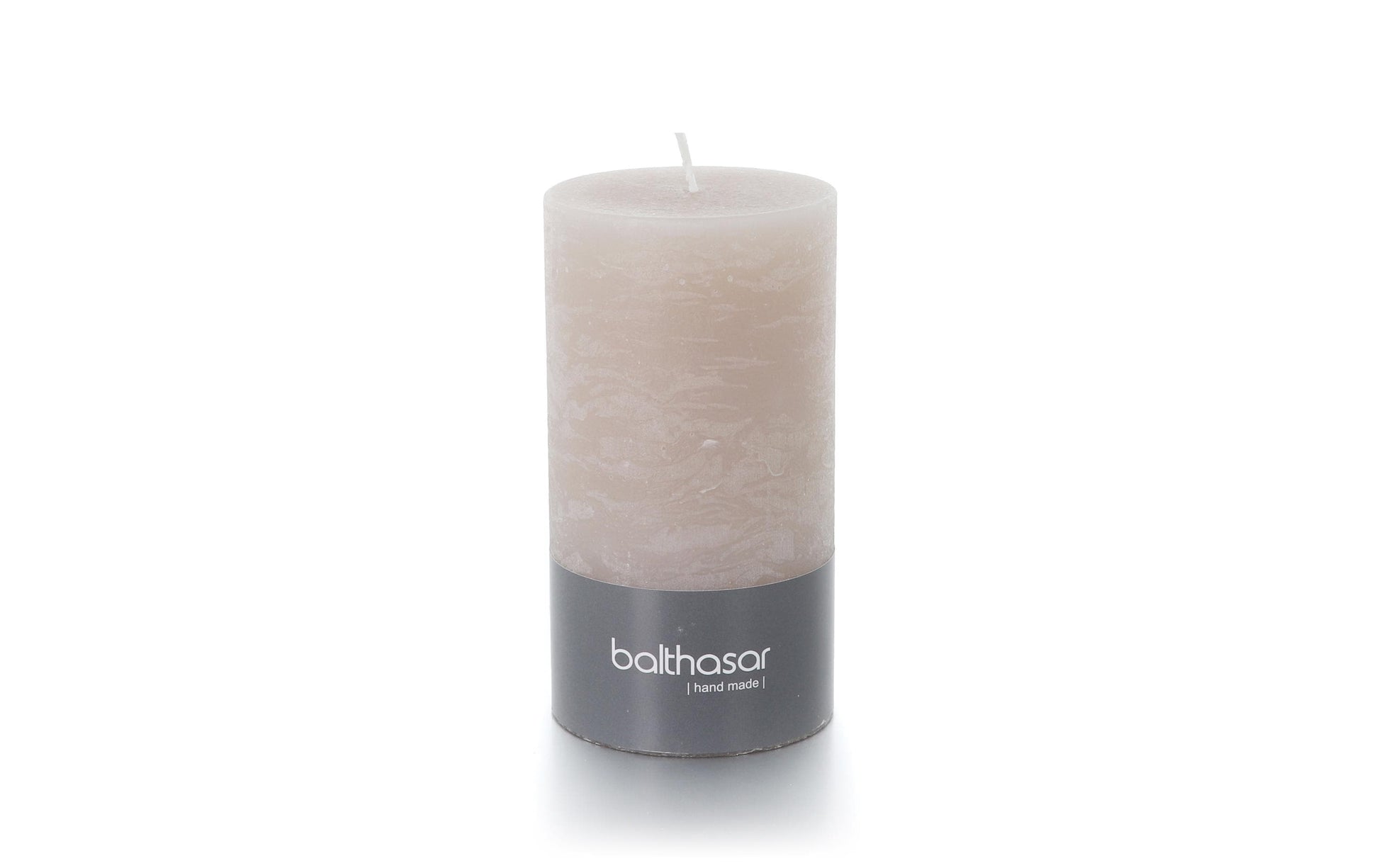 Balthasar Duftkerze – Ø 7 × 13 cm – Paraffin, taupe – 60 h