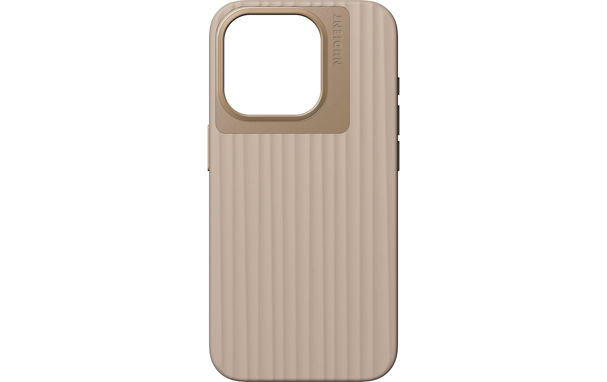 Nudient – Backcover – für Apple iPhone 15 Pro – Leinenbeige