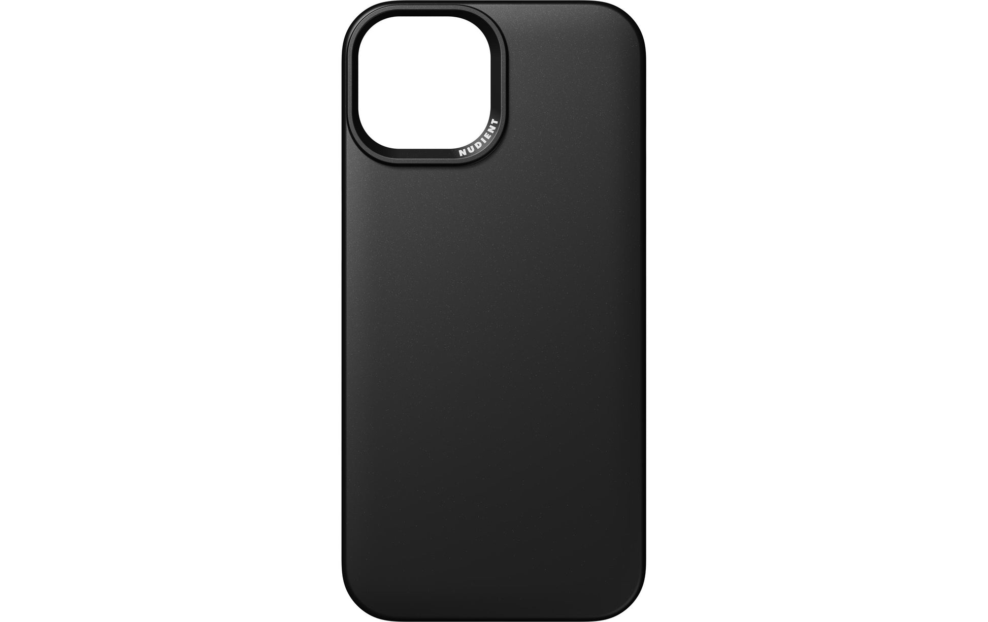 NUDIENT Thin Case Backcover – für Apple iPhone 15, MagSafe, Recycling-Kunststoff, Schwarz