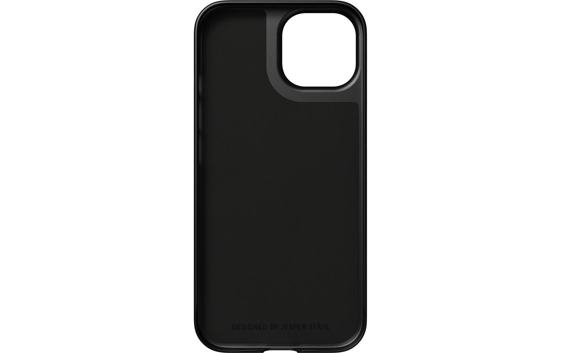 NUDIENT Thin Case Backcover – für Apple iPhone 15, MagSafe, Recycling-Kunststoff, Schwarz