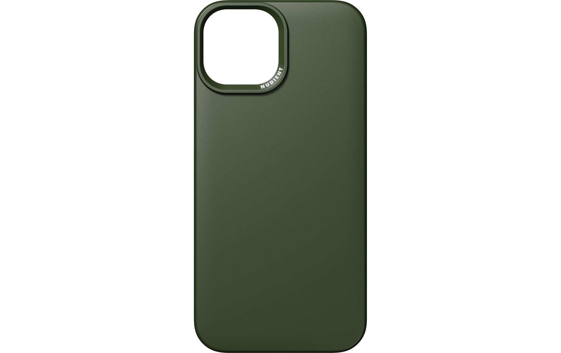 Nudient Thin – Rückcover – für Apple iPhone 15 – MagSafe, Recycling-Kunststoff, Pine Green