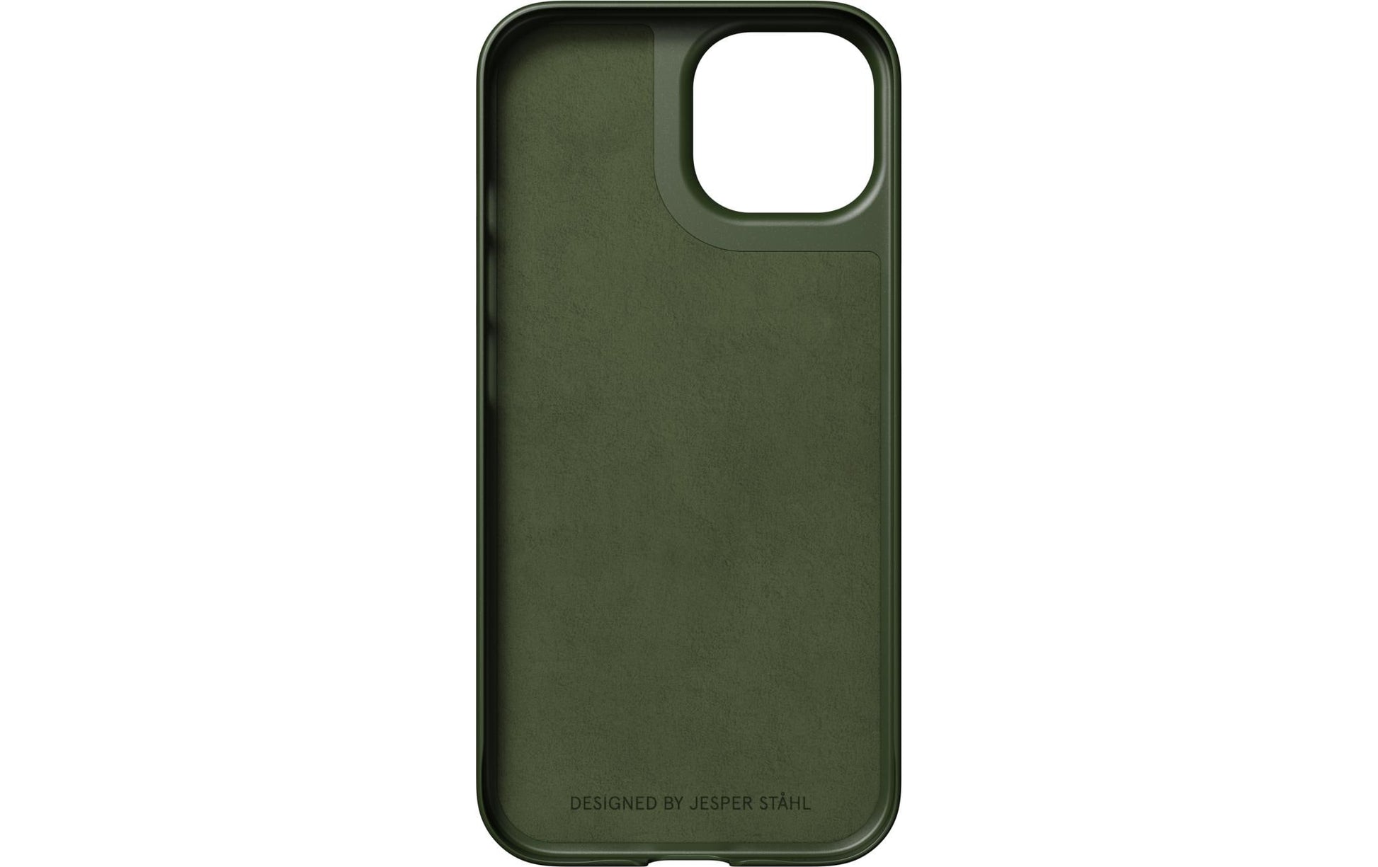 Nudient Thin – Rückcover – für Apple iPhone 15 – MagSafe, Recycling-Kunststoff, Pine Green