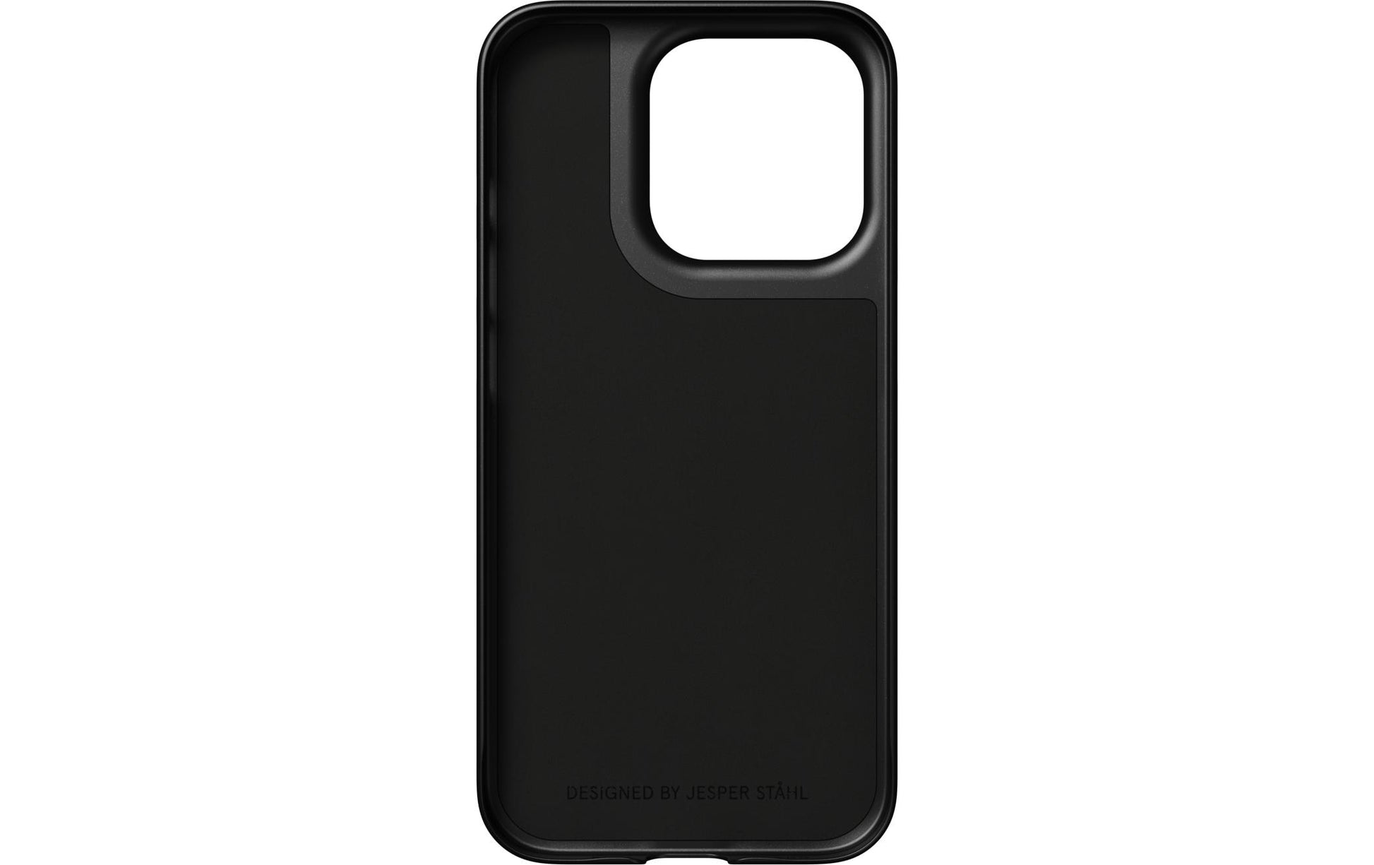 Nudient Backcover – für Apple iPhone 15 Pro, MagSafe, Recycling-Kunststoff, schwarz, kratzresistent