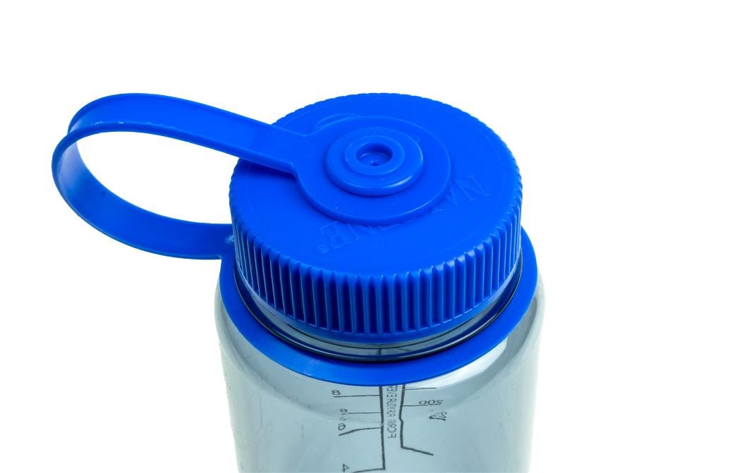 Nalgene Wide Mouth Sustain Trinkflasche 500 ml – Tritan, Schraubdeckel, Grau
