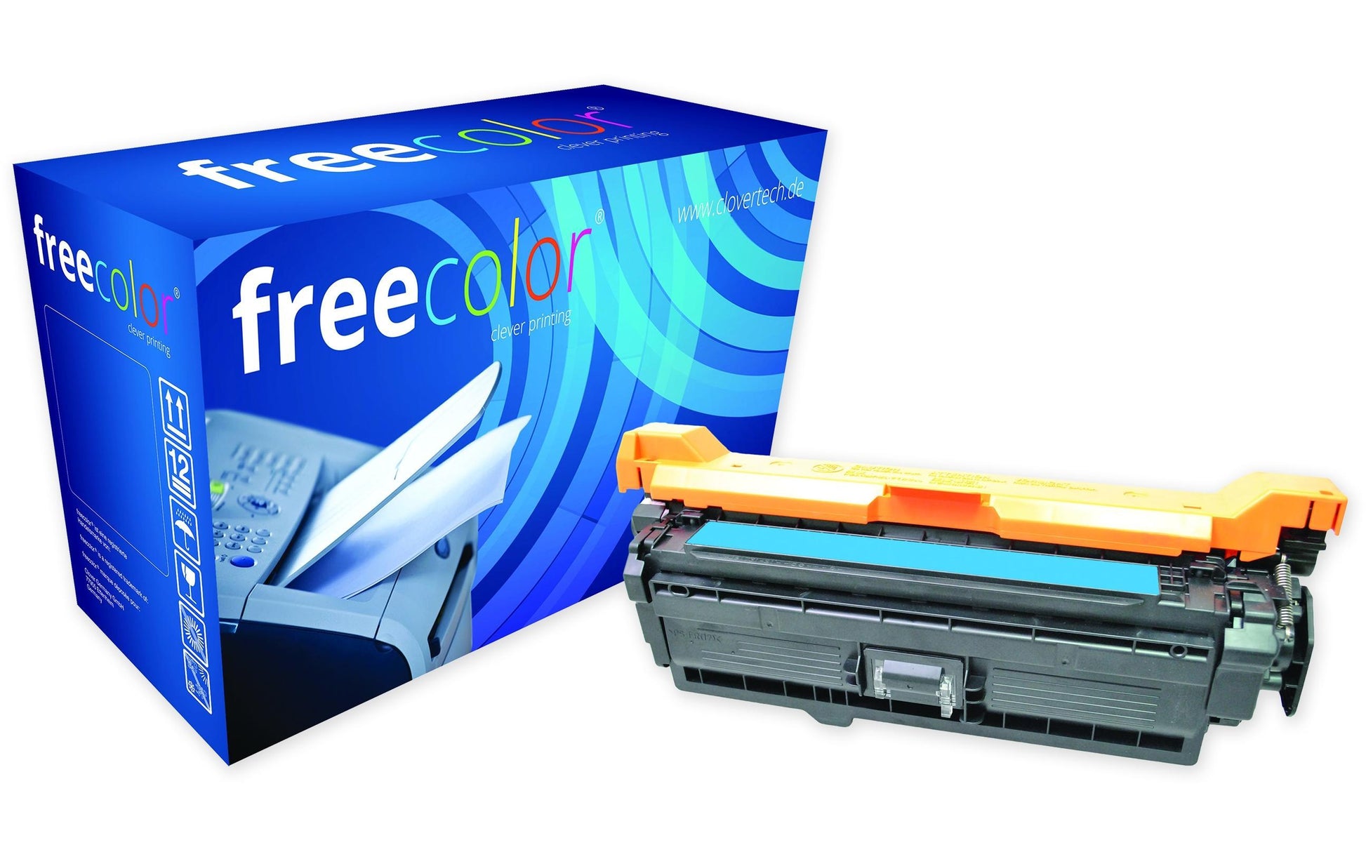 Freecolor Toner CB381A – Cyan, 21000 Seiten – für HP Color LaserJet CP6015dn/CP6015n/CP6015xh und andere