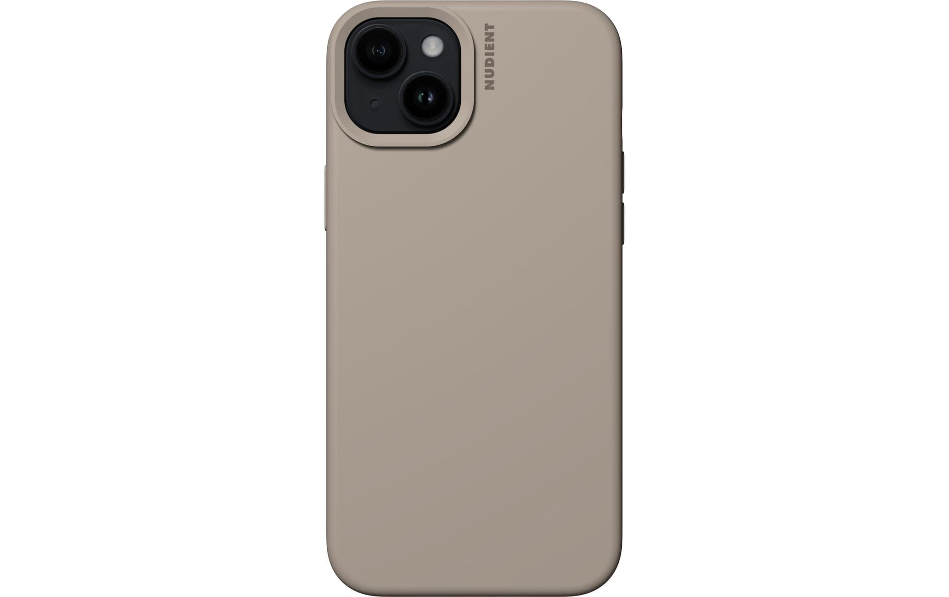 NUDIENT Base Case Backcover – für Apple iPhone 15 Plus, Silikon, Beige