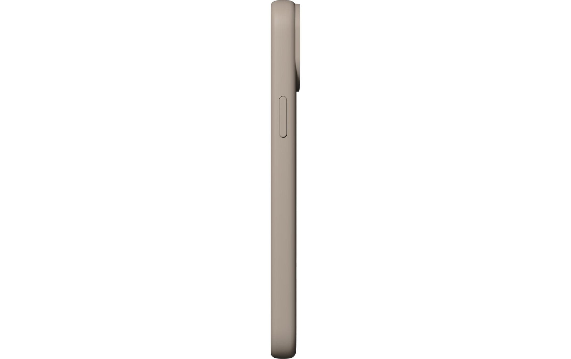 NUDIENT Base Case Backcover – für Apple iPhone 15 Plus, Silikon, Beige