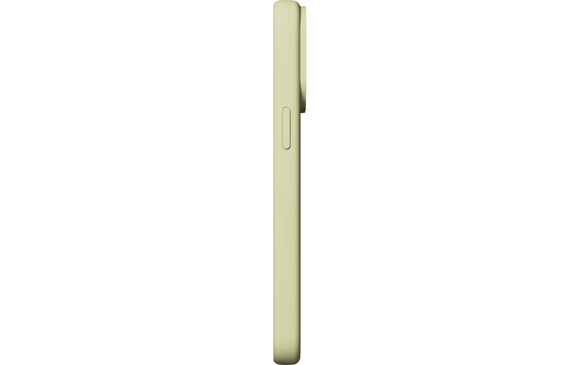 Nudient – Backcover – für Apple iPhone 15 Pro Max – gelb – Silikon, kratzresistent
