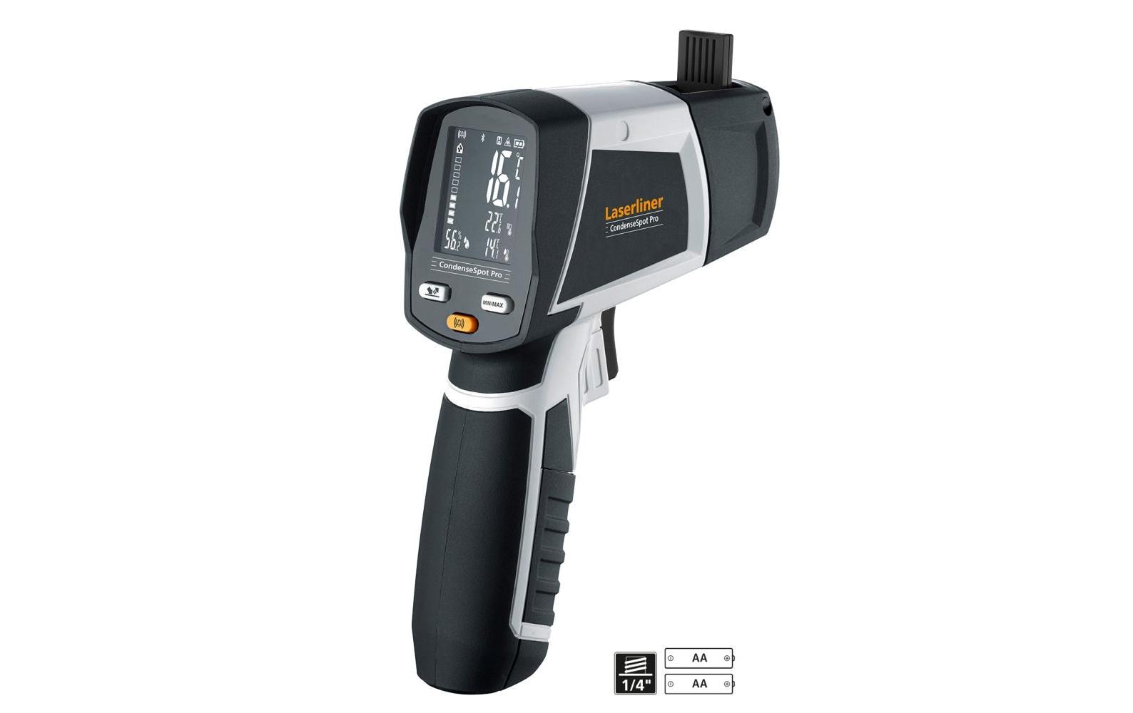 Laserliner CondeseSpot Pro Thermo-Hygrometer (Handgerät) – -40–600 °C, 20–80 %
