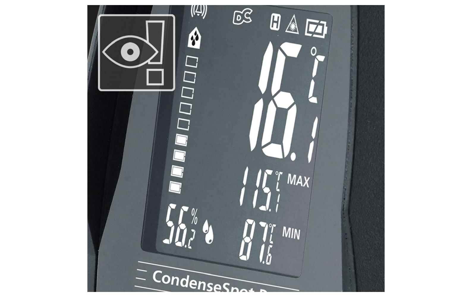 Laserliner CondeseSpot Pro Thermo-Hygrometer (Handgerät) – -40–600 °C, 20–80 %