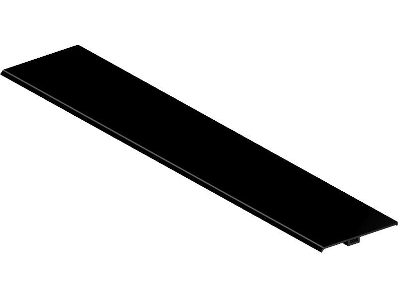 Bachmann TOP FRAME Einbausteckdosenleiste, 8-fach, Einbau, 480×90×100 mm – schwarz