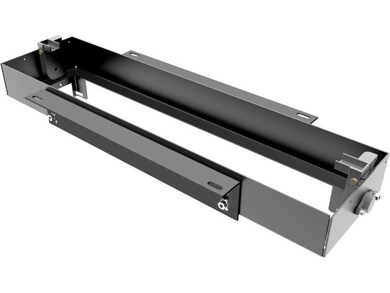 Bachmann Einbausteckdosenleiste, 8-fach, Einbau, ohne Klappe, 482,5×92×98 mm – schwarz