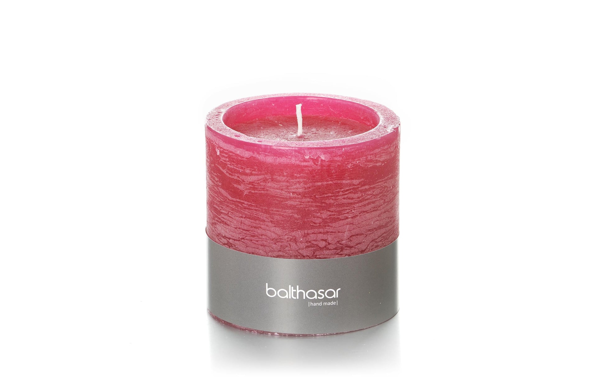 Balthasar Zylinderkerze – Ø 10 × 10 cm – Rosa – 50 h