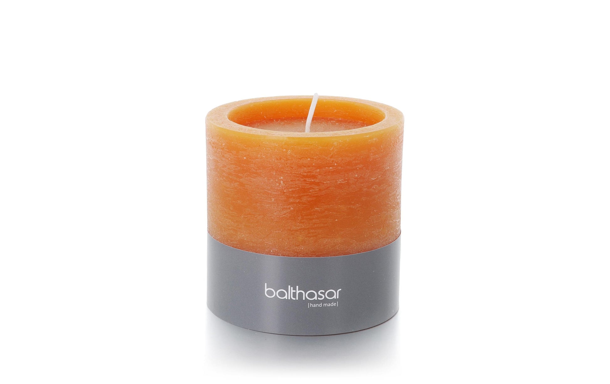 Balthasar Zylinderkerze – Ø 10 × 10 cm – orange, ca. 50 h