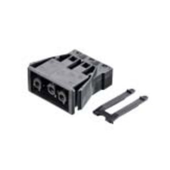 Bachmann GST18/3 Einbaukupplung – 1-fach, 40 × 40 × 20 mm, Schwarz