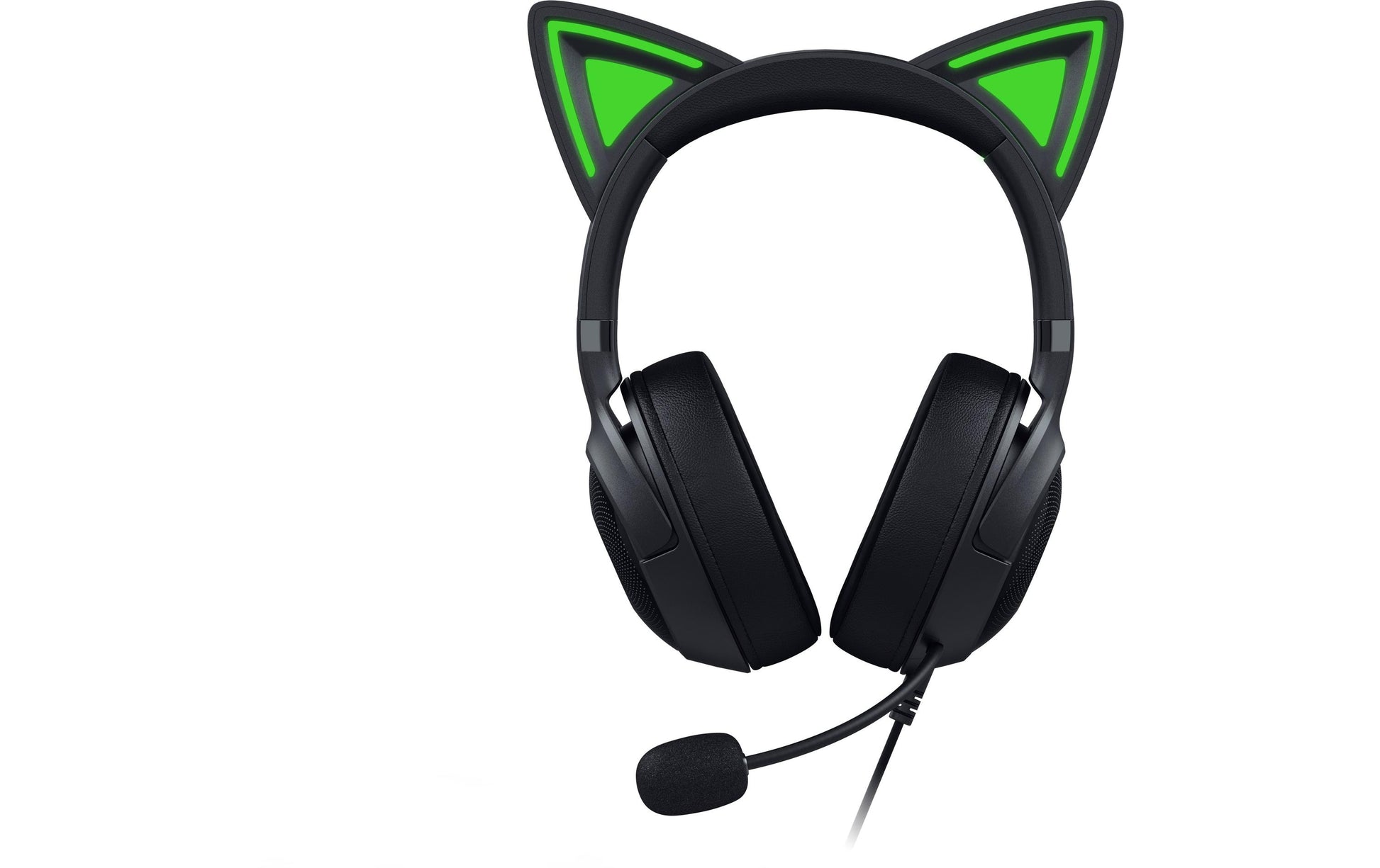 Razer Kraken Kitty V2 – Gaming-Over-Ear-Headset – USB-A, Virtueller 7.1-Surround, Abnehmbares Mikrofon – Schwarz