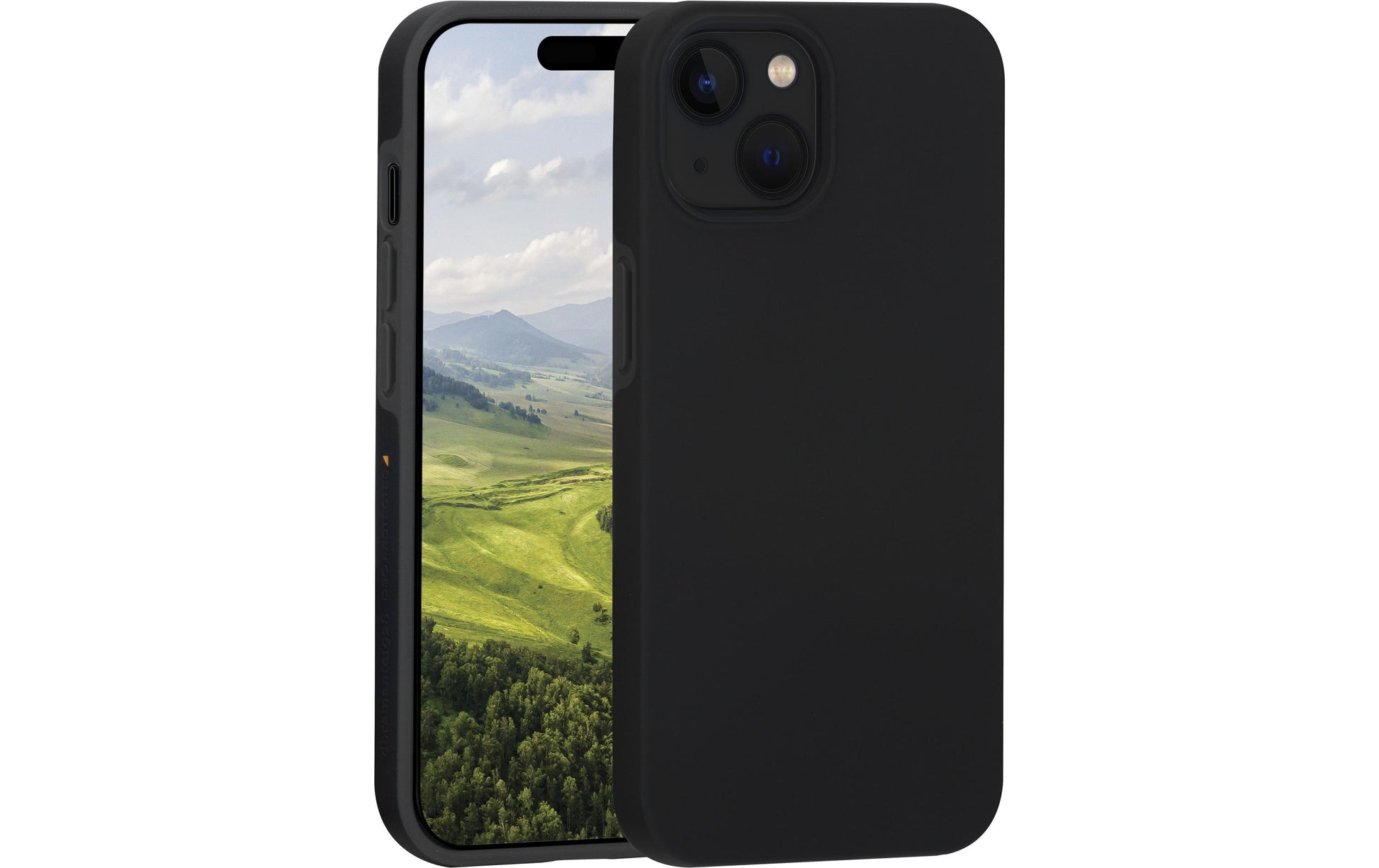 dbramante1928 Iceland D3O Backcover – für Apple iPhone 15, MagSafe, Recycling-Kunststoff, schwarz