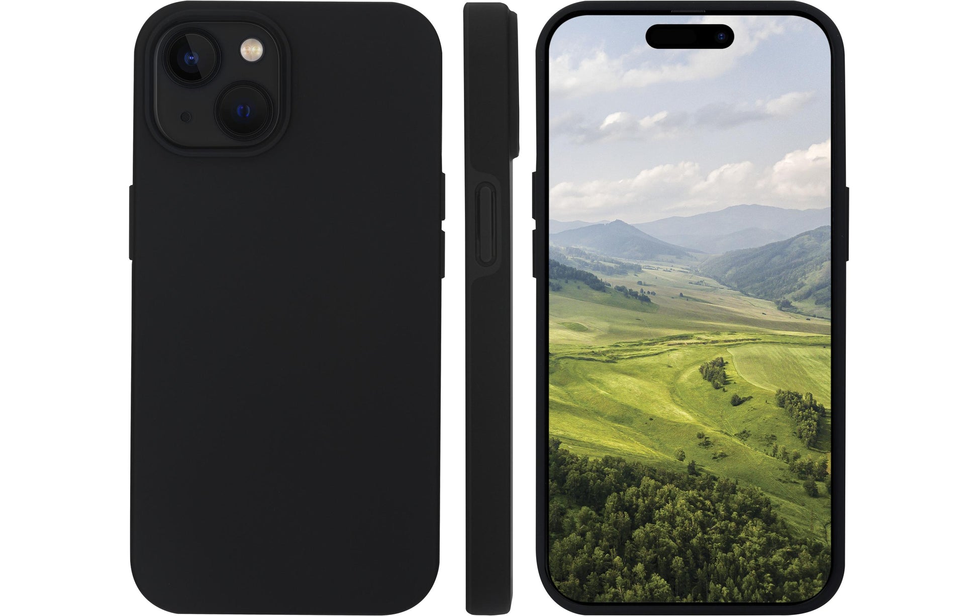 dbramante1928 Iceland D3O Backcover – für Apple iPhone 15, MagSafe, Recycling-Kunststoff, schwarz