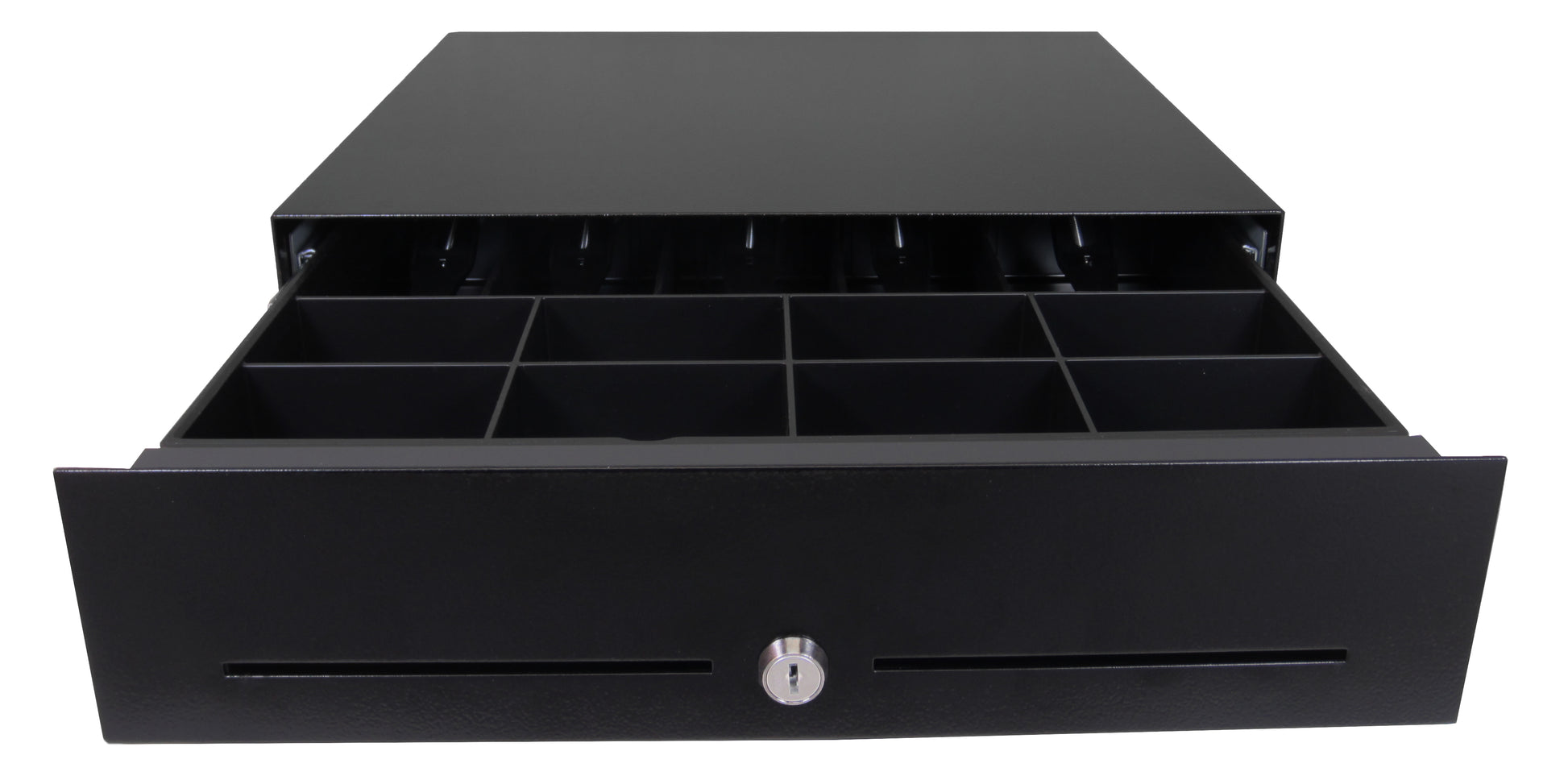 apg Solutions E3000 – Kassenschublade, manuell, Sperrschloss, 446 × 410 × 109 mm, Schwarz