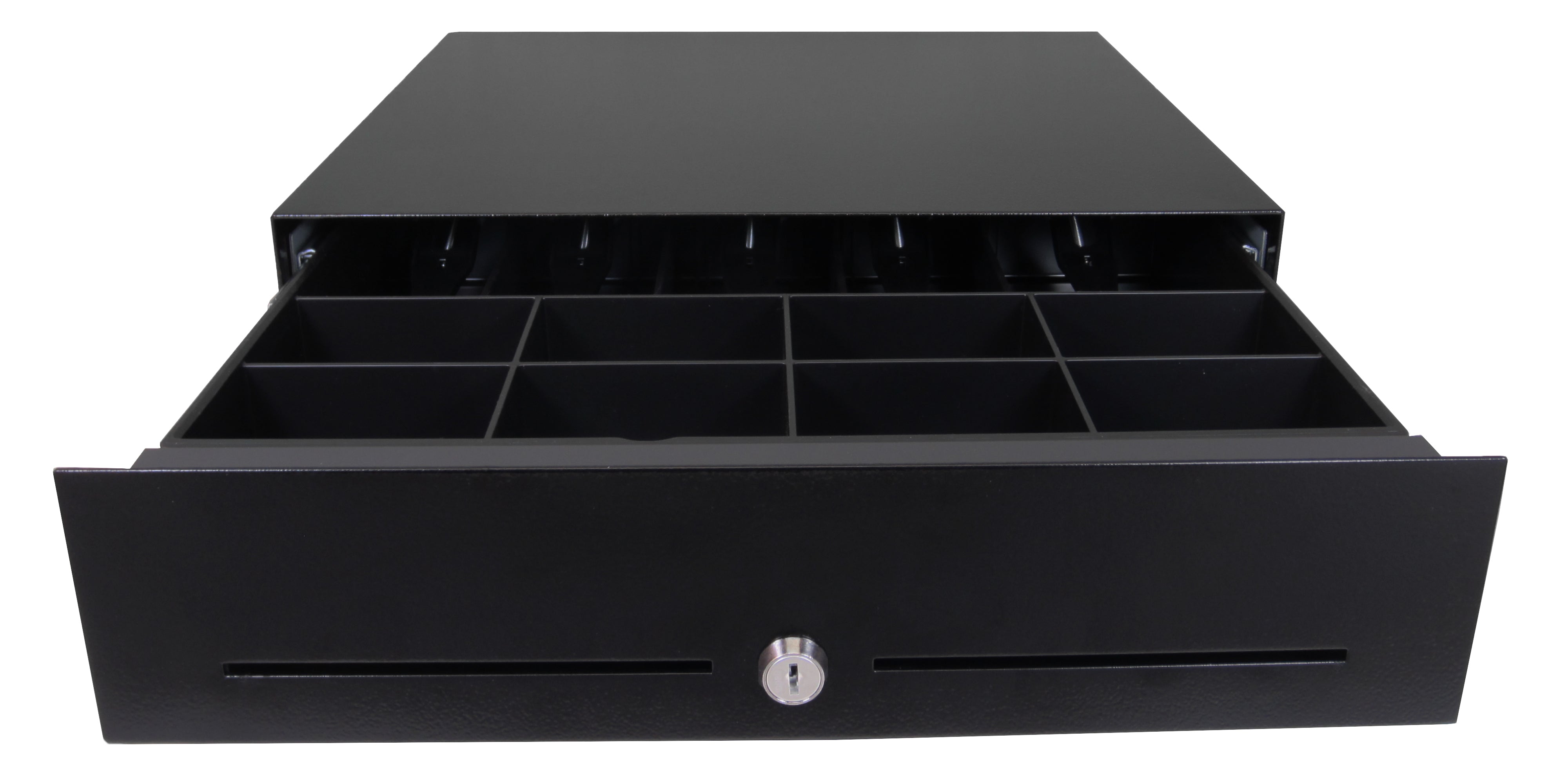 apg Solutions E3000 – Kassenschublade, manuell, Sperrschloss, 446 × 410 × 109 mm, Schwarz