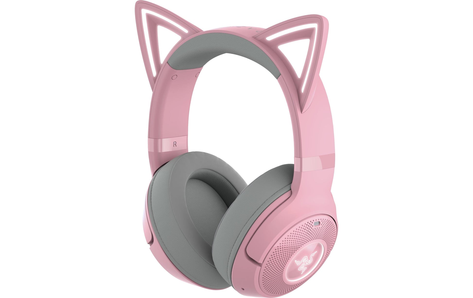 Razer Kraken Kitty BT V2 Quartz Ed. – Gaming-Headset, Over-Ear – Bluetooth 5.2, ANC – Pink – bis 40 h