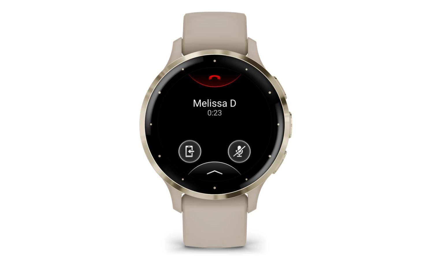 Garmin Venu 3S – Smartwatch – 41 mm, 1,2", GPS, WLAN, AMOLED, Gorilla Glass, 5 ATM, French Gray/Softgold
