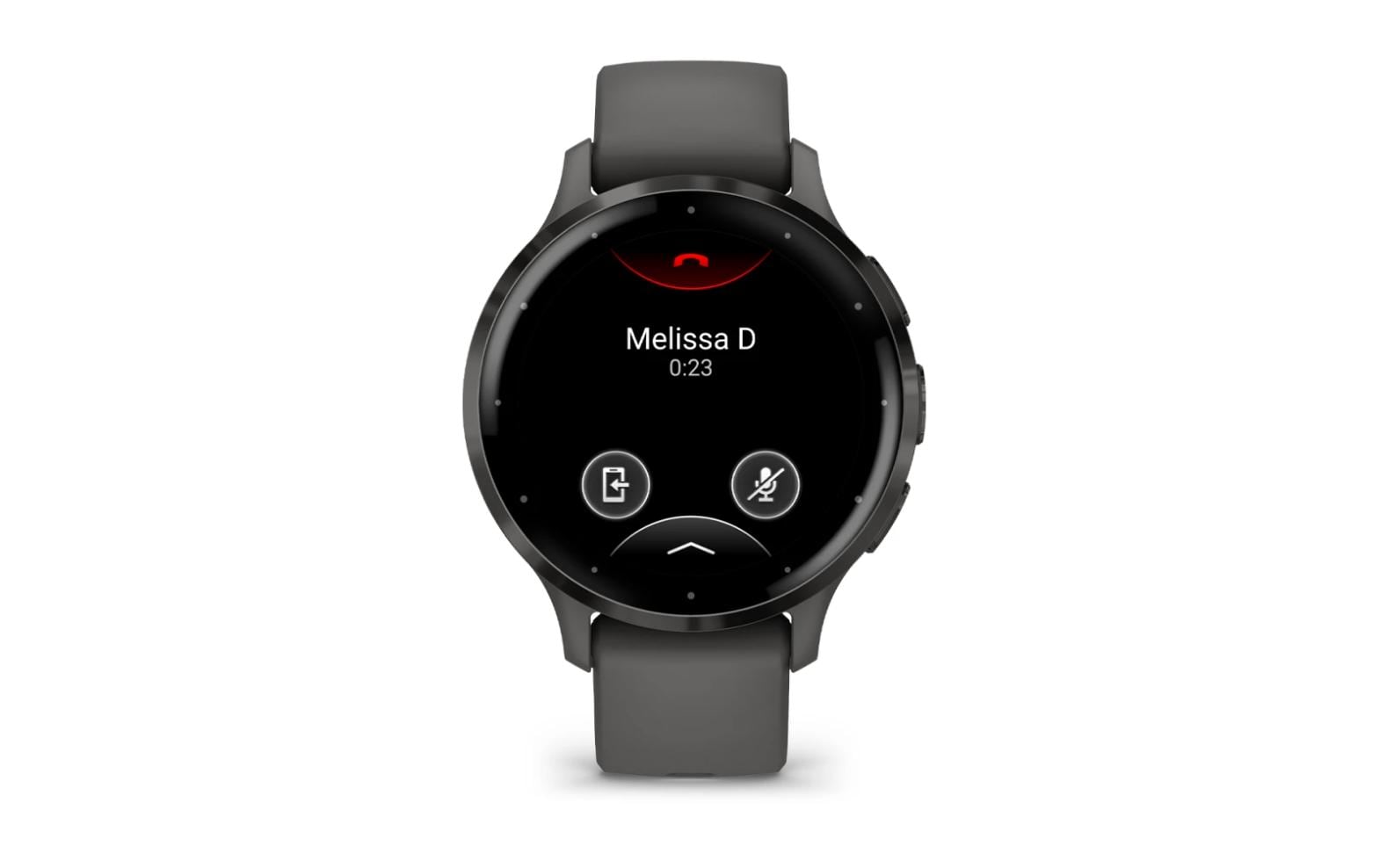Garmin Venu 3S – Smartwatch – 41 mm, 1,2", GPS, AMOLED, Gorilla Glass, 50 m, Kieselgrau/Schwarz, Sportarmband