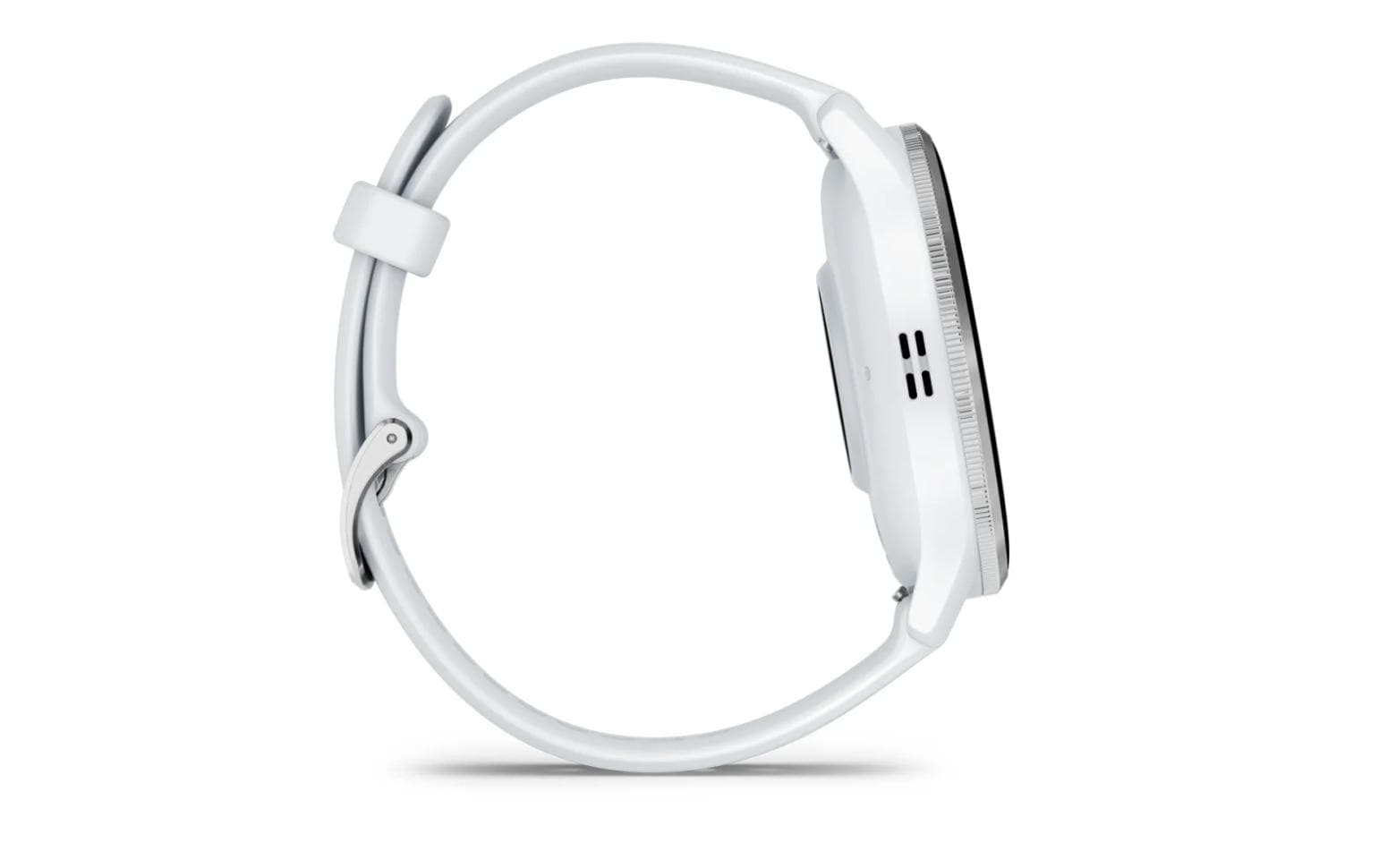 Garmin Venu 3 – Smartwatch – 45 mm, 1,4" AMOLED, GPS, Gorilla Glass 3, 5 ATM, Silber, Weiss, Sportarmband