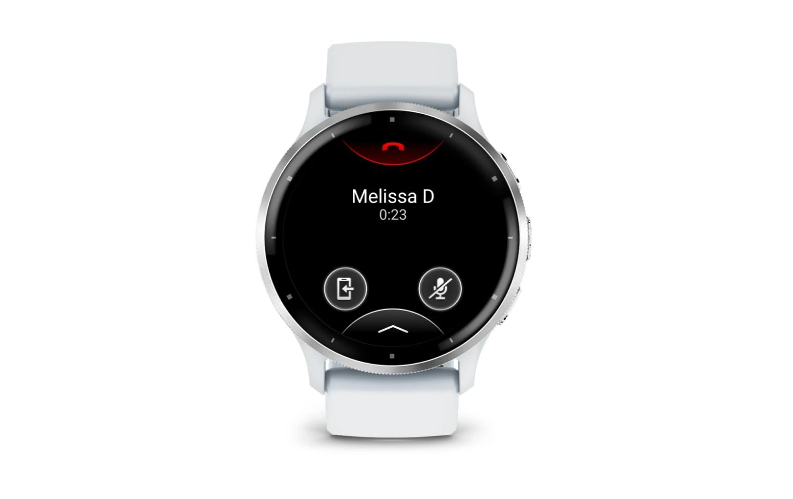 Garmin Venu 3 – Smartwatch – 45 mm, 1,4" AMOLED, GPS, Gorilla Glass 3, 5 ATM, Silber, Weiss, Sportarmband
