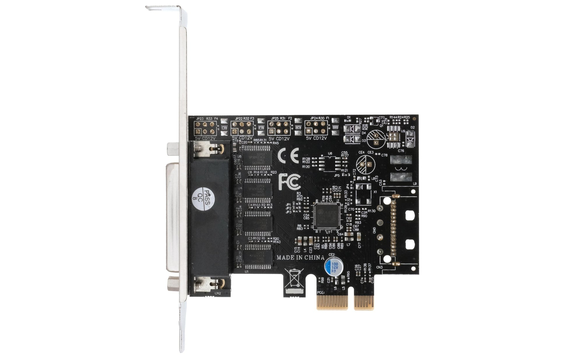 EXSYS EX-46024 – PCIe Serielle RS-232 Karte – 4×9-Pin D-SUB, PCIe 2.0