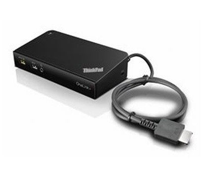 Lenovo ThinkPad OneLink+ Dockingstation – USB-A, 2× DP, 1× VGA, GbE, 3,5 mm Audio, für ThinkPad Yoga 260