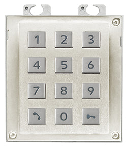 2N Tastaturmodul IP Verso – für IP Verso, LTE Verso, 108 × 45 × 131 mm, silber