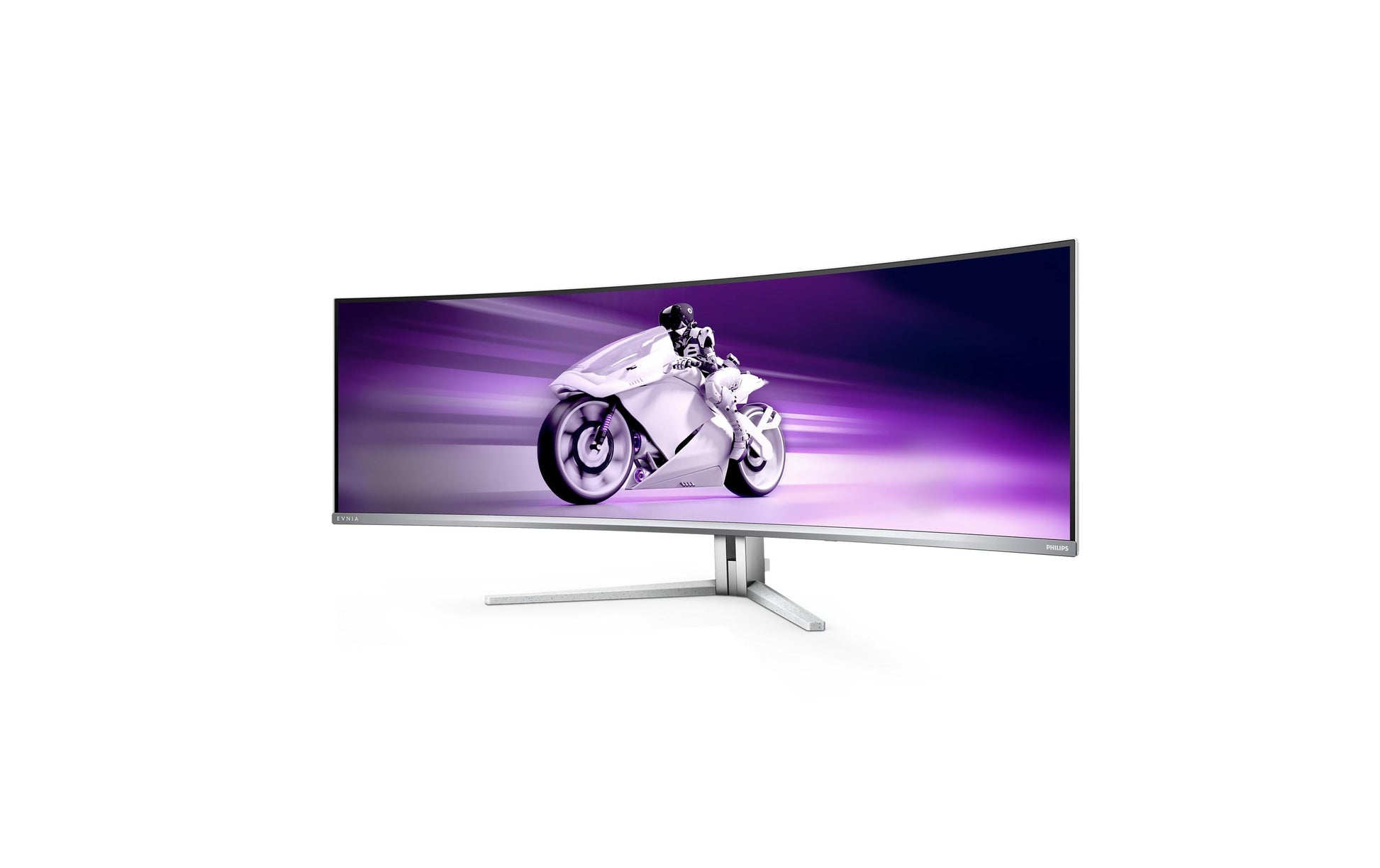 Philips 49M2C8900/00 – Monitor, 48,9", 250 cd/m², USB-C, DisplayPort, 2× HDMI, KVM, VESA 100 × 100, Weiss